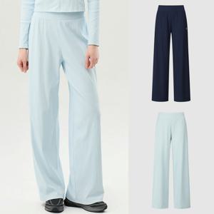 르꼬끄 여성 냉감바지 골지 와이드핏 팬츠 QQ222EFP41