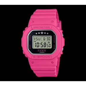 [지샥]ITZY 콜라보 GMD-S5610IT-4ADR 한정판 핫핑크 스퀘어미니 지샥 방수시계