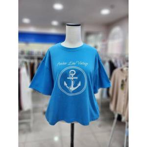 스테파니 세이브존08 마린 실켓 티셔츠 N25NT5223