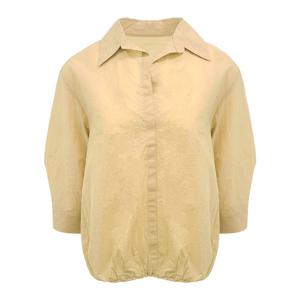 [펠리체조수니]크링클 프론트 스트링 블라우스(FOMB266)