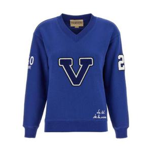 발렌티노 V넥 긴팔 스웨트셔츠 7B3MF24V9KY AF9 TP942121233