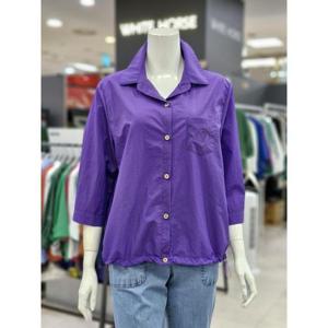 화이트호스 세이브존05 주머니 자수 블라우스 A252234