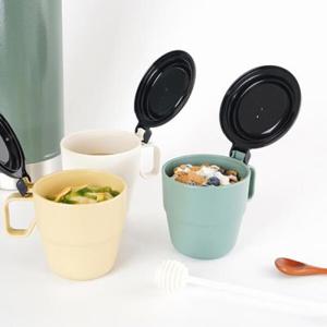 아트박스/실즈키친 뚜껑 머그컵 3컬러