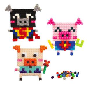 아트박스/엠에스코퍼레이션 글로벌이지 이지툭툭블럭-돼지삼형제