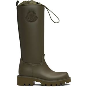 몽클레어 롱부츠 카키 킥스트림 레인 롱 부츠 252111F115003