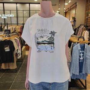 올앤선드리 M백화점 A썸머프린트BL A5M4G482(IVORY)