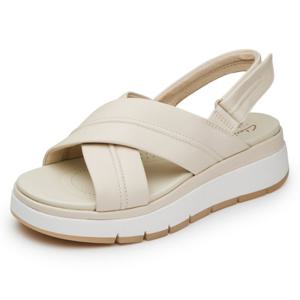 [클락스(슈즈)]여성 크로스 벨크로 샌들 CLASAC5107WF9 아이보리