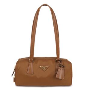 라프리마 프라다 미디엄 리나일론 및 가죽 탑 핸들백 1BB127-2C8Q-F0134-ODO