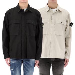 25SS 스톤아일랜드 와펜 패치 버튼업 셔츠 자켓 2종 K1S151200015 S0003