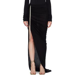 릭오웬스 롱스커트 블랙 콘코르디안 에드푸 맥시 스커트 252232F093003