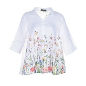 [몬테밀라노]밑단나염썸머블라우스X5SB8B190A