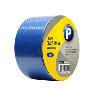 컬러 마스킹 테이프 청색 48x10m M4810B 프린텍 종이
