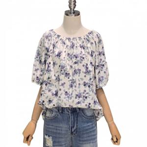 [포커스]밴딩 꽃 블라우스 (FM5F7BL0129)