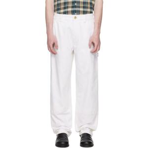 아페쎄 청바지 오프 화이트 구스타브 데님 진 252252M186011