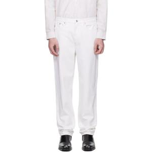 아페쎄 청바지 오프 화이트 마틴 데님 진 252252M186019