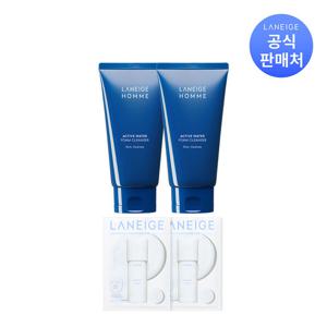 라네즈 옴므 액티브 워터 폼 클렌저 150ml 2개