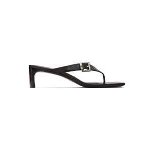 발렌시아가 샌들 블랙 벨 에어 힐 샌들 251342F125000
