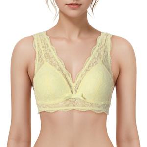 [바바라(언더웨어)]레몬 레이스 삼각 몰드 브라렛ABR4442LEM