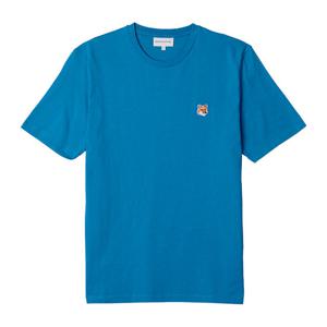 메종키츠네 폭스 헤드 패치 반팔 티셔츠 LM00104KJ0008 P451