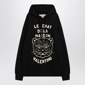 발렌티노 가라바니 후드 티셔츠 7V3MF28NB33 Black