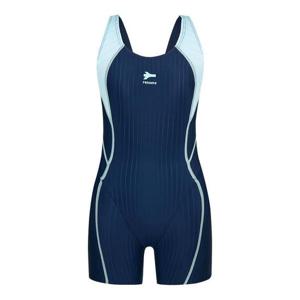 [레노마수영복]여아 배색 X백 4부 반신 수영복 GS2F865