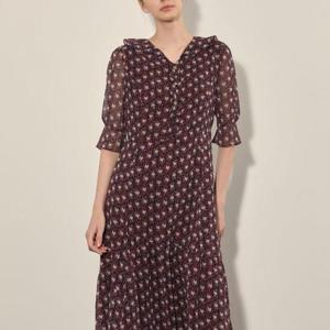 올리비아로렌 H 프린트 프릴원피스 VOBOA4F7211