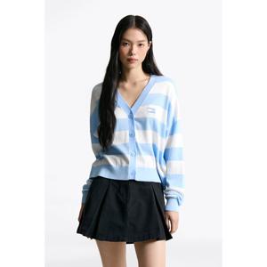 타미데님 여성 릴랙스 스트라이프 가디건 T32F6KCD11TWT1