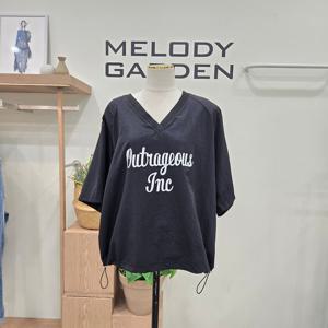 [멜로디가든]아웃 브이 아노락 티셔츠 M25M6B131_SH