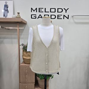 [멜로디가든]왕망 브이넥 조끼 M25M4V108_SH
