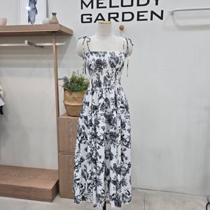 [멜로디가든]멜로디가든 끈 나시 롱 원피스 M25M6O101_SH