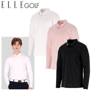 [엘르골프]남성 로고 자가드 폴로 티셔츠 6J15201_DJ