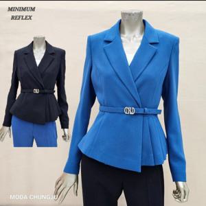 [미니멈]MD 언발 플리츠 카라넥 자켓 MD MZBGWJ3990_CJ