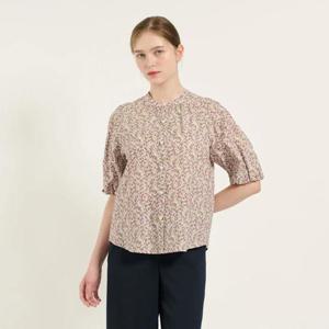 [비씨비지]나그란 소매 면프린트 블라우스  B5C7B414