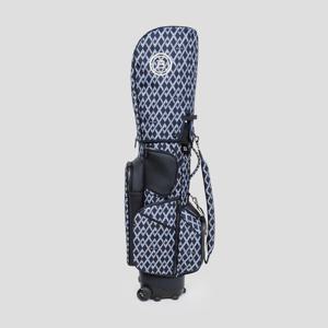 [빈폴골프ACC] (BE58D4A01R) 여성 패턴 휠 캐디백 - 네이비