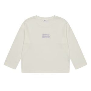 [소이]남아 보노보노 레터링 라운드 티셔츠 23F0454_IV