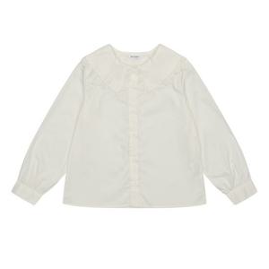 [에꼴리에]여아 레이스 빅카라 블라우스 23C5651_WT