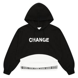 [에꼴리에]여아 레이어드 빅레터링 후드 티셔츠 23QT757_BK