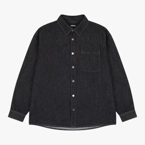 잠뱅이 동백01 남성블랙오버핏데님셔츠 AP5DDH991