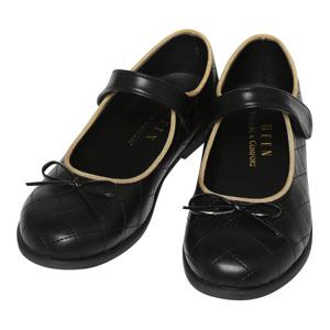 [빈]여아 블랙 퀼팅 구두BZ54AF01BK