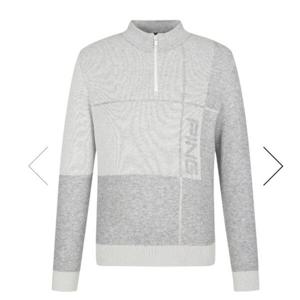 [핑]남성  로고  반집업   긴팔 니트111D3SR101_MG_YS