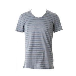 비너스  남성 면 선염 자카드 체크 3부 반팔 런닝(VMV4197A)