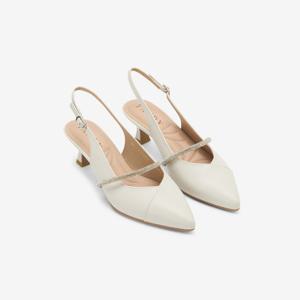 [탠디] 여성 슬링백 (굽 5CM) 725025_C-1320_아이보리