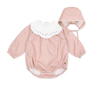 오가닉맘 데이지체크긴소바디수트 MKFTQS04