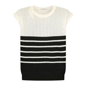 [케네스레이디] 투톤 펀칭 베스트 (EVKTPF7000)