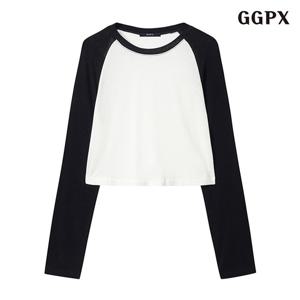 GGPX 크롭 나그랑 롱 티셔츠 (GPALW005D)