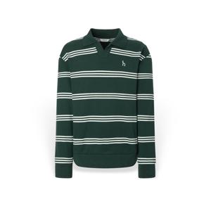 남성 스트라이프 오픈카라 맨투맨 HZTS5D345