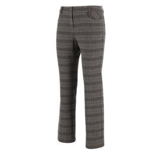 [엘르골프]빅체크 부츠컷 바지6k61608