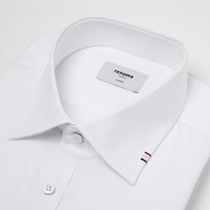 [레노마 일반핏] RPFSG0-001GEWH 단정하고 깔끔한 뱀부폴리 스판 셔츠[카라카우스삼색자수]