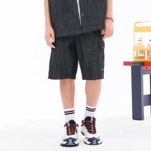 [오션스카이]남아 블랙 카고 데님 팬츠-ECJB2622E03