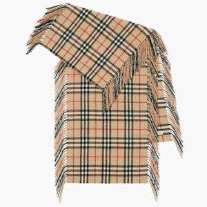 버버리 체크 캐시미어 해피 스카프 8079995